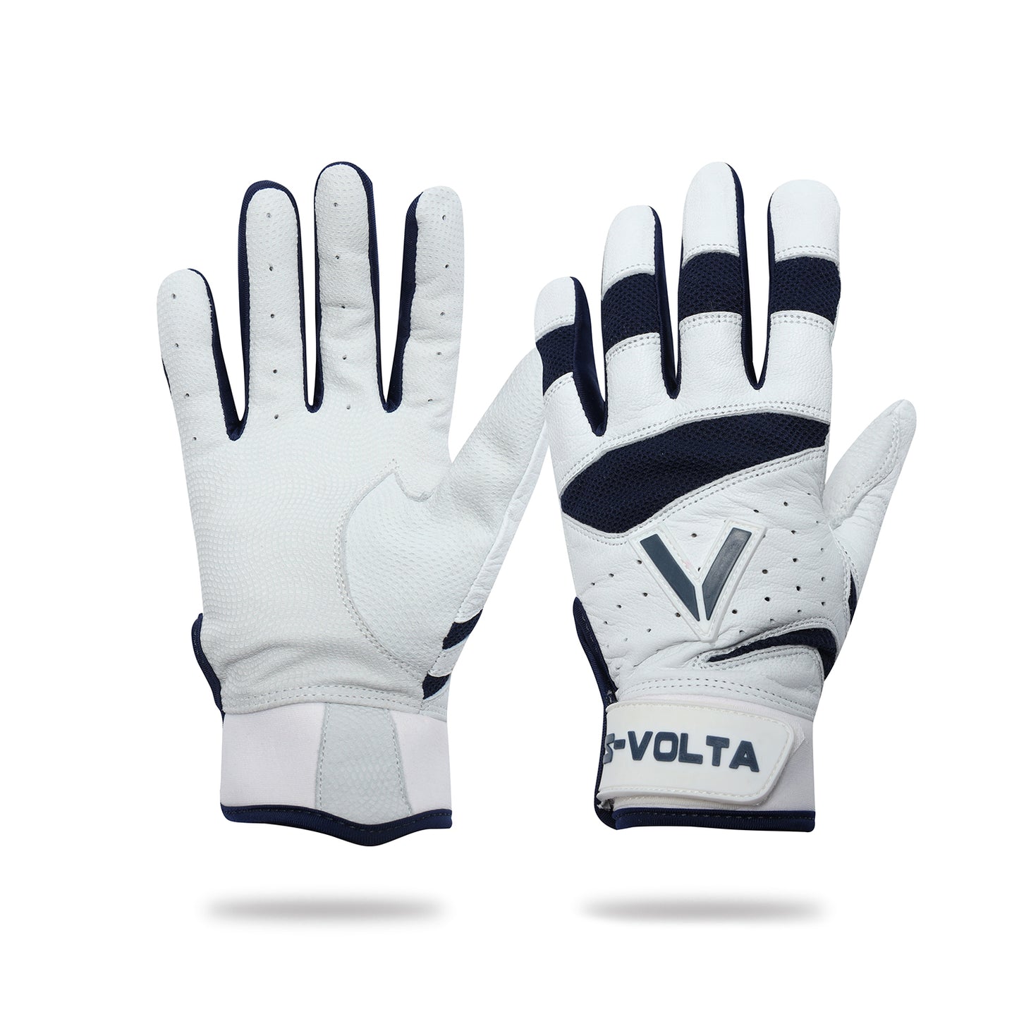 BATTING GLOVES  【WHITE × NAVY】