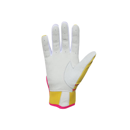 BATTING GLOVES  【YELLOW × WHITE × PINK】