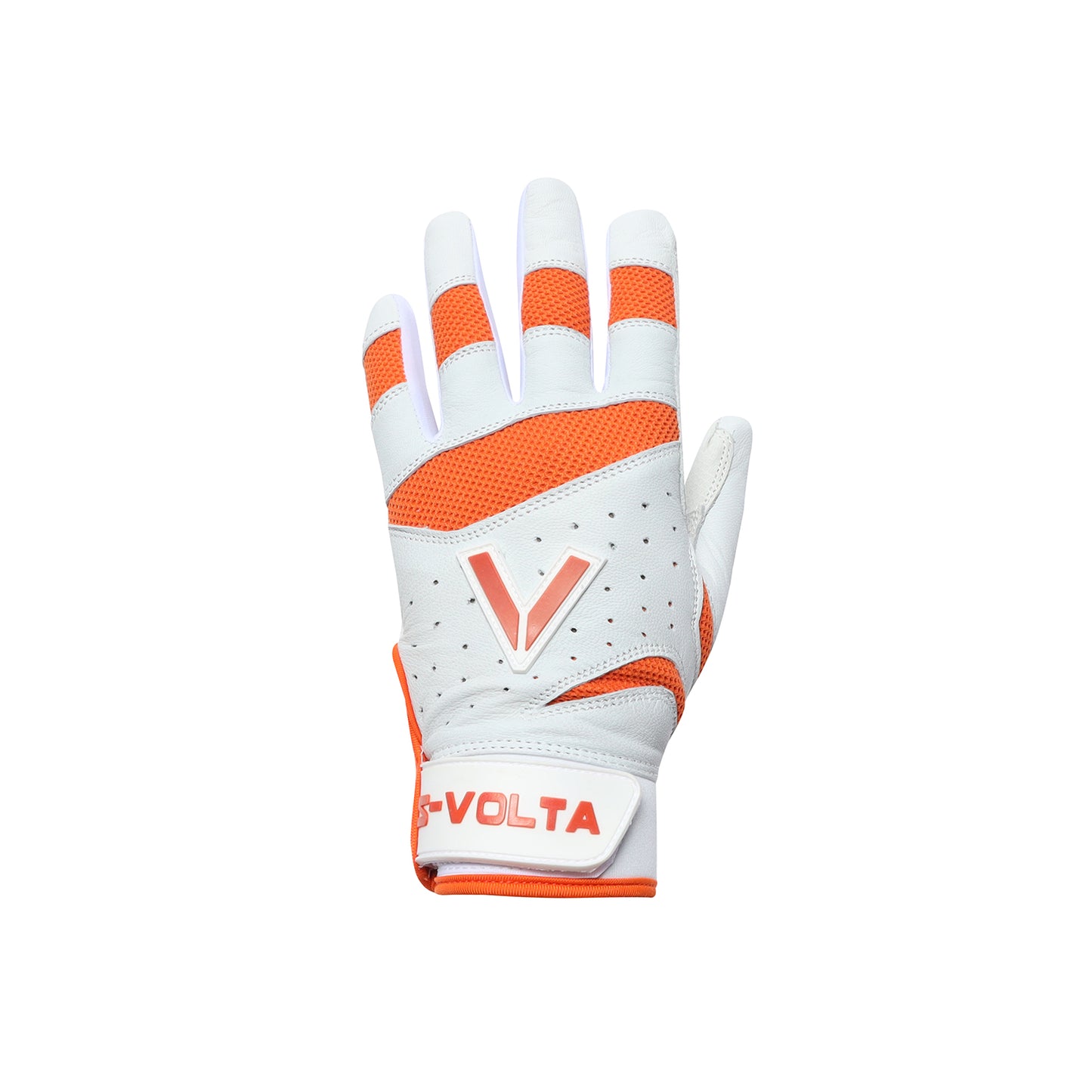 BATTING GLOVES 【White x Orange】