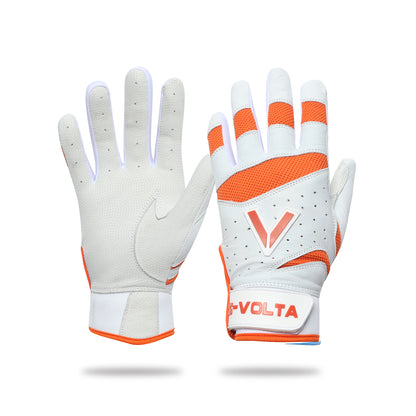 BATTING GLOVES 【White x Orange】